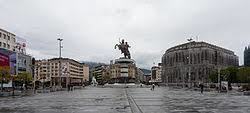Hauptplatz von Skopje