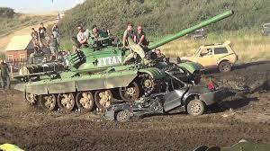 The annual gathering of military vehicles