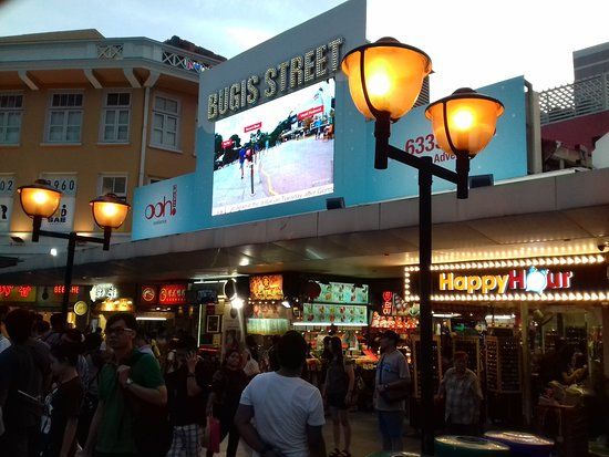 Quartier commerçant de Bugis Street